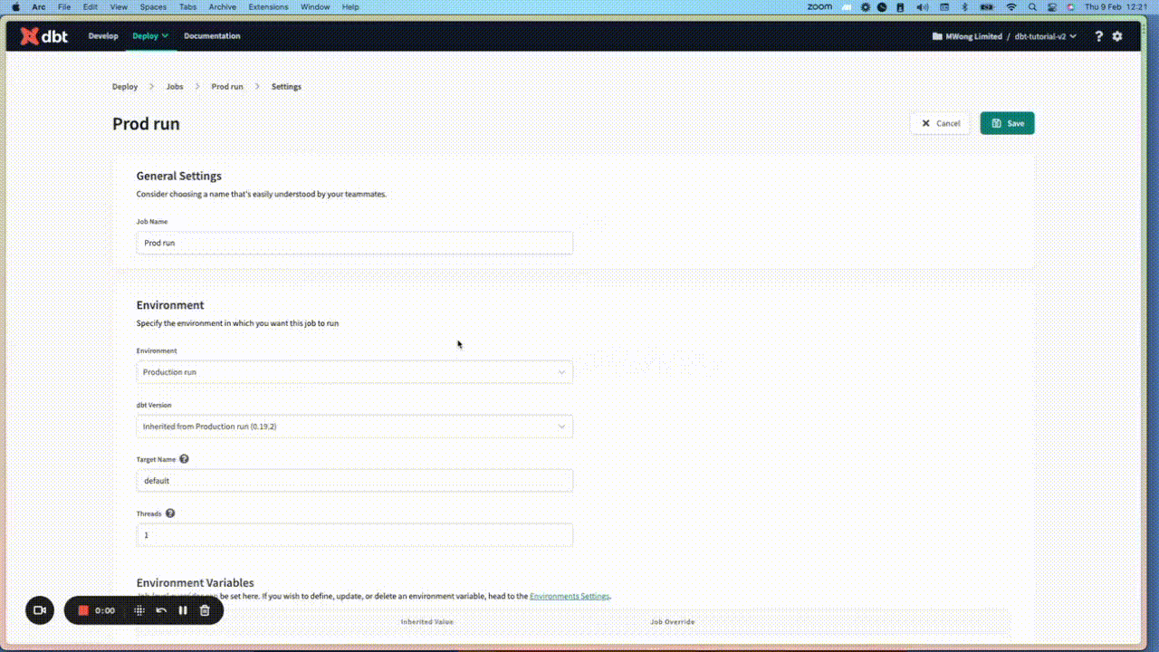 Configuring checkbox and commands list Configuring checkbox and commands list